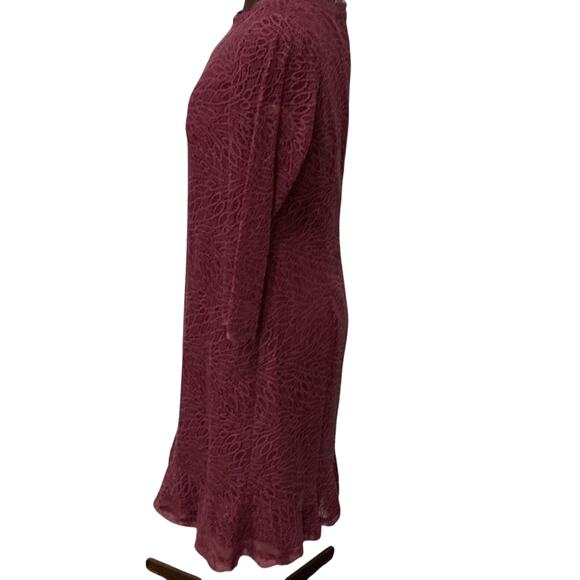 Adrianna Papell Women’s Lace Purple Event Dinner Wedding Guest Dress Size 14 - Picture 4 of 9